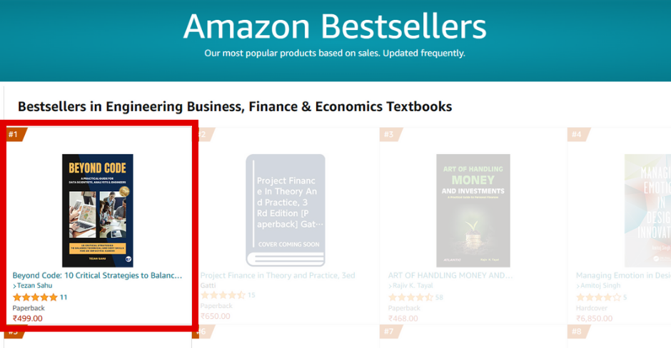 Amazon Bestseller Screenshot 3